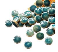 DIY Mosaic Kit 100g Ceramic Mosaic Tiles Multi Color Piece DIY Making Stones for Craft Hobby Arts Home Wall Decoration(9)