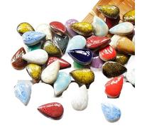 DIY Mosaic Kit 100g Ceramic Mosaic Tiles Multi Color Piece DIY Making Stones for Craft Hobby Arts Home Wall Decoration(14)