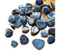 DIY Mosaic Kit 100g Ceramic Mosaic Tiles Multi Color Piece DIY Making Stones for Craft Hobby Arts Home Wall Decoration(2)