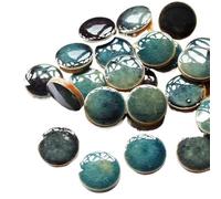 DIY Mosaic Kit 100g Ceramic Mosaic Tiles Multi Color Piece DIY Making Stones for Craft Hobby Arts Home Wall Decoration(10)