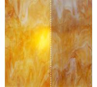 DIY Mosaic Kit 10x10cm Colorful Square Mica Mosaic Tiles Glass Transparent Stained Piece DIY Craft Materials Making Decoration(Tea)