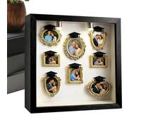 DIY Museum Box | Display Case for | Gold DIY Craft Set Miniature Display Boxes - For Graduation, Birthday, Wedding