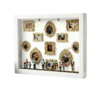 DIY Museum Of Us,Miniature Museums Gold Frame Kit,Mini Museum Silhouette Box,Shadow Box Frame Kit,Versatile Tabletop Decoration,For Couples Friends