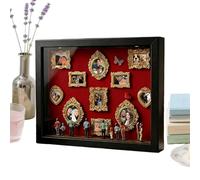 DIY Museum Of Us Shadow Box - Personalized Mini Museum Display Case With LED Light & Figurines | Romantic Milestone Celebration & Valentine's Day Gift For Couples Her Or Him | Versatile Tabletop Decor