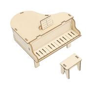 DIY Music Box Kit Wooden Mechanical Building Material - Educational Scientific Music Box - For 7-14 Year Olds Boys Girls Family Women Men School