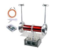 DIY Musical Tesla Coil, Square Wave Music Input, Experiment Science Desktop Toy for Educational Fun