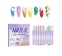 DIY Nail Art Pen - Fine Tip, Long-Lasting Bright Color, Easy Operation For Home Manicure