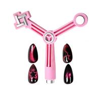 DIY Nail Magnet - Portable Triangular Design, 4-in-1 Professional Magnetic Nail Tool with Durable Build, Ideal Beauty Accessory for Home Apartment Dorm Salon Travel Daily Dating Beginners Experts