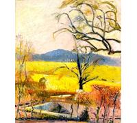 DIY Oil Painting for Adults Beginner Early Spring with Tree Painting by Number Drawing On Canvas Art Decor