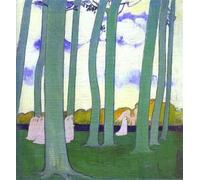 DIY Oil Painting for Adults Beginner Landscape with Green Trees Painting by Number with Brushes and Acrylic Pigment On Canvas