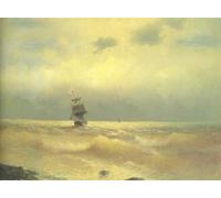 DIY Oil Painting for Adults Kids Ship Near Coast Painting by Number Drawing On Canvas Art Decor Ivan Aivazovsky