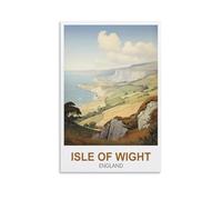 DIY Oil Painting Kits for Adults Kids Isle of Wight England Paint by Number Kit On Canvas for Adults New Painters's Gift DIY Gifts 30x40cm