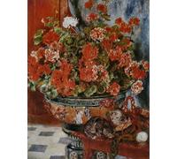 DIY Oil Painting Paint by Numbers Kit for Adults World Famous Paintings by Pierre Auguste Renoir Beginner Drawing with Brushes Christmas Decor Decorations Gifts