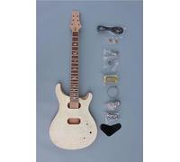 DIY on own electric Guitar Kits V shaped Mahogany body rosewood fretboard 22fret HH pickups,TZ-51