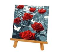 DIY Paint by Numbers Floral Oil Painting Decor Kit(0013,30 * 30cm)