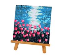 DIY Paint by Numbers Floral Oil Painting Decor Kit(0016,20 * 20cm)