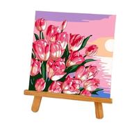 DIY Paint by Numbers Floral Oil Painting Decor Kit(0017,20 * 20cm)
