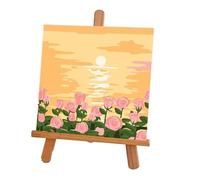 DIY Paint by Numbers Floral Oil Painting Decor Kit(0025,20 * 20cm)