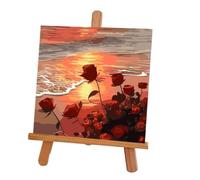 DIY Paint by Numbers Floral Oil Painting Decor Kit(0030,20 * 20cm)