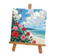 DIY Paint by Numbers Floral Oil Painting Decor Kit(0031,30 * 30cm)