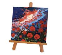 DIY Paint by Numbers Floral Oil Painting Decor Kit(0034,20 * 20cm)