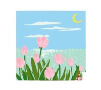 DIY Paint by Numbers Floral Oil Painting Decor Kit(0041,20 * 20cm)