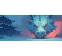 DIY Paint by Numbers for Adults Architecture, Painting by Numbers Kits for Beginners Dragon, Painting Kits with Acrylic Paint Brushes, Adult Crafts Canvas Kits, Wall Art, Spring Decor, 44x20in B-3279