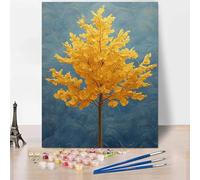 DIY Paint by Numbers for Adults Beginner, Paint by Numbers Abstract, Tree Oil Hand Painting Kits Hobbies for Adults Women, Acrylic Pigment Canvas Painting Wall Art for Bedroom Decor 40"x53" -XY36K