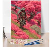 DIY Paint by Numbers for Adults Beginner, Paint by Numbers Figure, Warrior Oil Hand Painting Kits Hobbies for Adults Women, Acrylic Pigment Canvas Painting Wall Art for Bedroom Decor 28"x38" -XY621