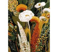 DIY Paint by Numbers for Adults Floral, Botanical Canvas Oil Painting Kit
