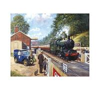 DIY Paint by Numbers for Adults - Train Vintage Steam Train Scenery - Modern Wall Art Canvas Painting Unique Gift Home Decor 40x50cm