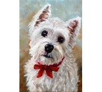 DIY Paint by Numbers for Adults Westie Dog for Kids Adults Beginner Drawing with Brushes Christmas Decor Decorations Gifts