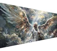 DIY Paint by Numbers for Adults Wings, Paint by Numbers Angel Paint by Numbers Kits with Paint brushes Acrylic Pigment Drawing Hobbies for Adults Women for Home Wall Decor (40x80cm, Frameless) 0-6