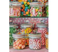 DIY Paint by Numbers Kits Candy, Bottle Paint by Numbers for Adults, Arts and Crafts for Adult Beginners Oil Paintings, DIY Painting Kits with Brushes and Acrylic for Home Wall Decor, 40x54in 7-7658