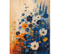 DIY Paint by Numbers Kits Flower, Plant Paint by Numbers for Adults, Arts and Crafts for Adult Beginners Oil Paintings, DIY Painting Kits with Brushes and Acrylic for Home Wall Decor, 36x48in 5-9888