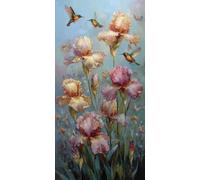 DIY Paint by Numbers Kits for Adults & Beginners, XXL Acrylic Canvas Painting by Numbers, 8x16 inch Home Wall Decor, No Frame Design, Ideal Gift for Home Decoration, IrBird B-917