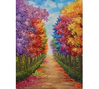 DIY Paint by Numbers Kits Tree, Plant Paint by Numbers for Adults, Arts and Crafts for Adult Beginners Oil Paintings, DIY Painting Kits with Brushes and Acrylic for Home Wall Decor, 24x36in 6-9798