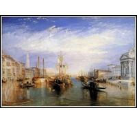 DIY Painting Kits for Adults The Grand Canal Venice Engraved by William Miller Painting by Joseph Mallord William Turner DIY Oil Painting Paint by Number Kits