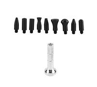 DIY Paintless Dent Repair Kit, Metal Tap down Pen with 9 Heads Tips