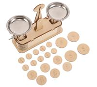 DIY Pan Balance Scale Wooden Science Experiment Model for Students