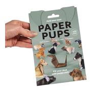 DIY Paper Cats, 50 DIY Cats Origami Papercraft Kit, Creative Origami Animal Craft Kit, Fun Handmade Home Decoration Gift for Cat Lovers (Dog)