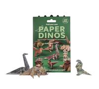 DIY Paper Cats - 50 Sheets 3D DIY Origami Paper to Fold Cute Cat Figures, Fun Craft Activity, Creative Origami Animal Craft Kit, Pattern Cute Printing, Desk Decoration Gift for Pets Lovers (Dinosaur)