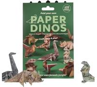 DIY Paper Cats, DIY 3D Handmade Origami Cat Model Kit, Fold Your Own Paper Cats, Cat Camp Craft with Cute Printed Stickers, Origami Animal Shaped Decoration for Art & Crafts (Dinosaur)