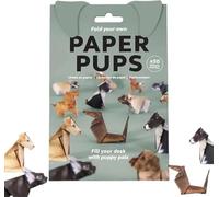 DIY Paper Cats Kit,50 Fold-Your-Own Origami Kitties,Fun 3D Paper Dog & Cat & Dinosaur Models,Creative Origami Animal Kit,Funny DIY cat Meme Papers Crafts for Adults,Kids,Cats Lovers (Dog, 1 Pcs)