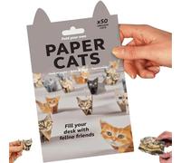 DIY Paper Cats Kit,50 Pcs DIY Paper Cats Craft Kit,Fun 3D Dog & Dinosaur Models,Creative Origami Animal ，Desk Decor, Fun Craft Activity for Adults & Kids-A