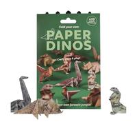 DIY Paper Cats Kit - 50 Pre-Printed 3D Handmade Origami Cat Model, Fun 3D Paper Dog & Dinosaur Models, Beginner Friendly Craft Set for Kids & Adults, Creative Mindfulness Activity (Dinosaurs)