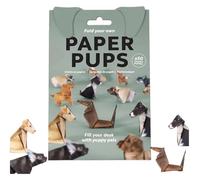 DIY Paper Cats Origami Kit - 50 Pieces of Animal Origami - Perfect Desk Origami Cats Decoration & Creative Gift for Kids Adults & Cat Lovers(Dog)