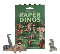 DIY Paper Cats Origami Kit,50PCS DIY Paper Cats Craft Kit,Cute Animals Shaped 3D Origami Kit,Fun Craft Activity for Adults and Child,Desk Decoration and Gift for Cat Lovers (Dinosaur)