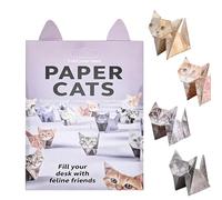 DIY Paper Cats Origami Kit, Cute Animals Shaped 3D Origami Kit, Christmas Decoration Kits, Fold Your Own Papers Cat Figures, Christmas Gifts for Men, Women (Cats)
