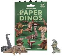 DIY Paper Cats Origami Kit, Cute Kitten Origami Papercraft Kit, Fun 3D Paper Dog & Cat & Dinosaur Models, Mini Animal Papers Sculpture, Decorative Papercraft Craft Set, DIY Art Gift (#Dinosaur)